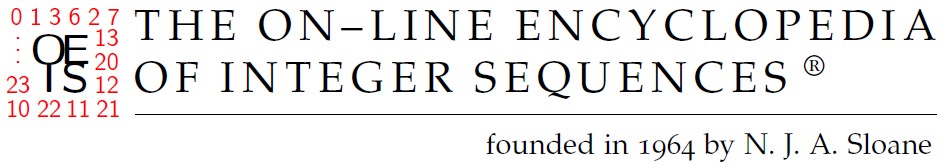 The On-Line Encyclopedia of Integer Sequences